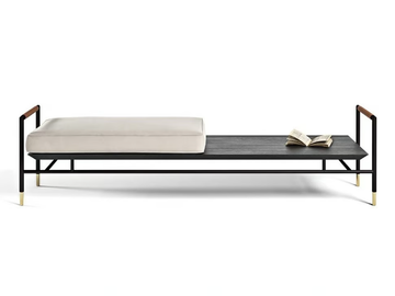 V245 - Upholstered bench by formitalia luxury group - view 3